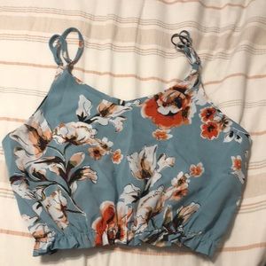 Floral crop top